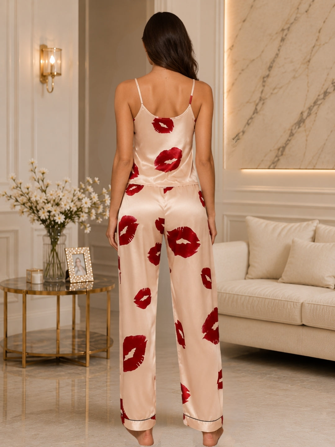 Women's Satin Camisole Set