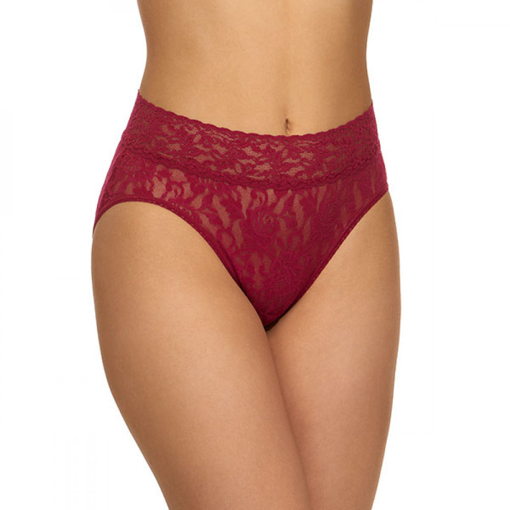 Women's Floral Lace High Waist Brief Panty