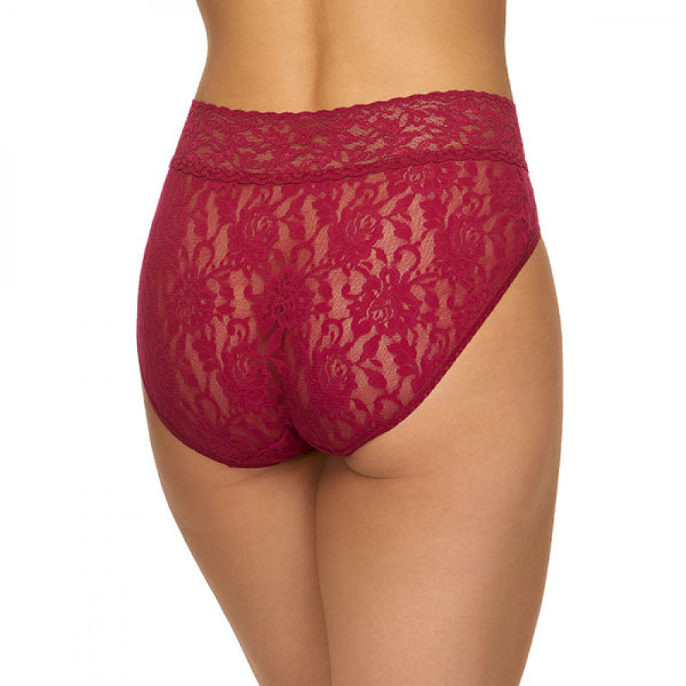 Women's Floral Lace High Waist Brief Panty
