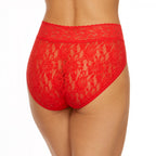 Women's Floral Lace High Waist Brief Panty