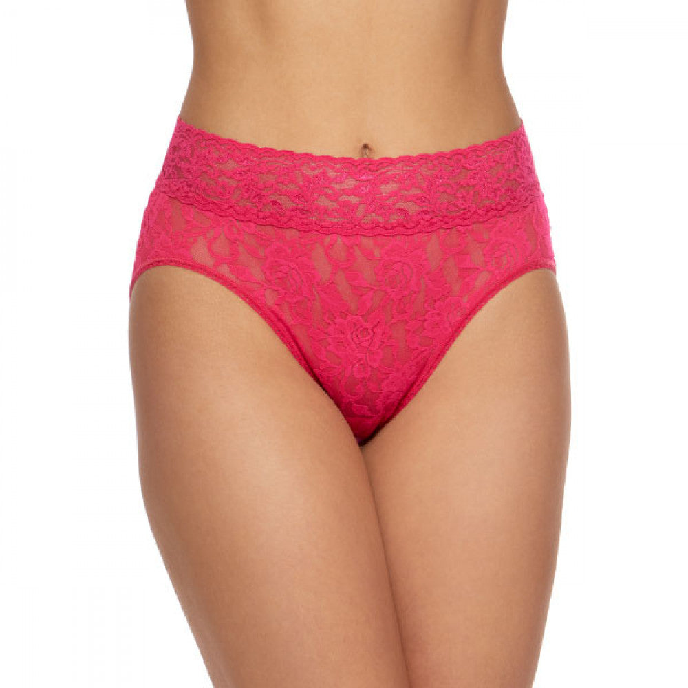 Women's Floral Lace High Waist Brief Panty