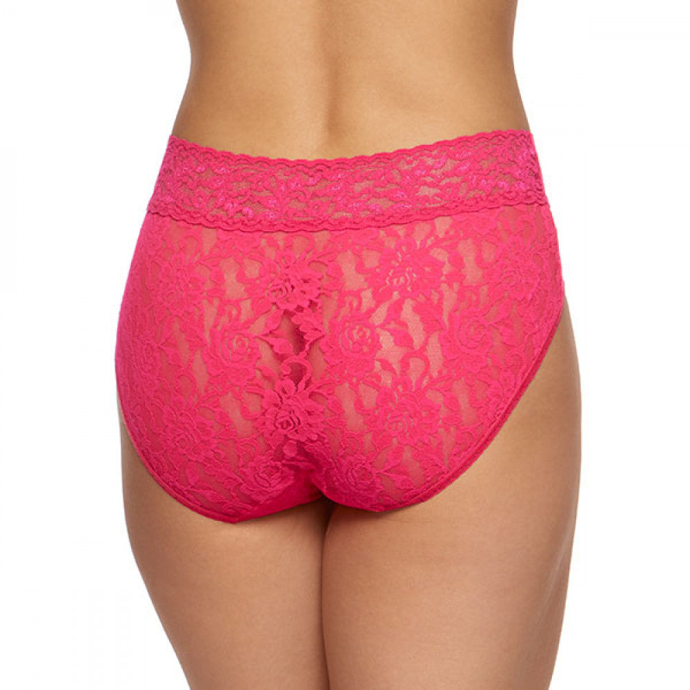 Women's Floral Lace High Waist Brief Panty