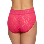 Women's Floral Lace High Waist Brief Panty