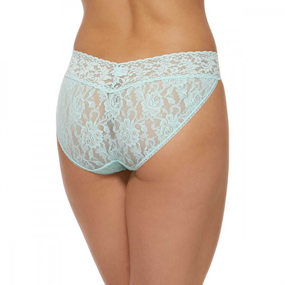 Women's Lace V-Front Low Waist Bikini Panty