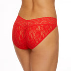 Women's Lace V-Front Low Waist Bikini Panty