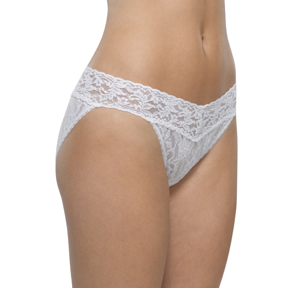 Women's Lace V-Front Low Waist Bikini Panty