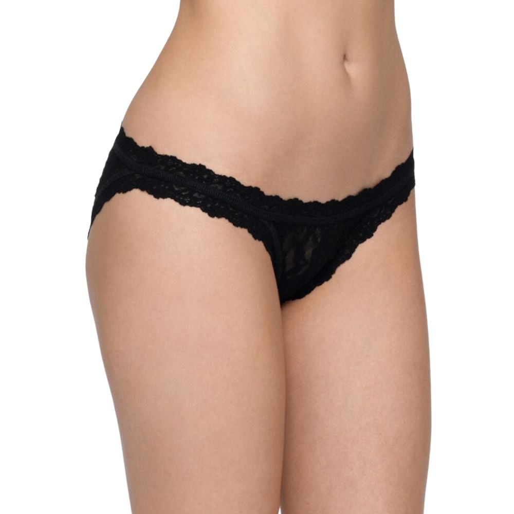 Women's Floral Lace Scalloped Edge Bikini Panty