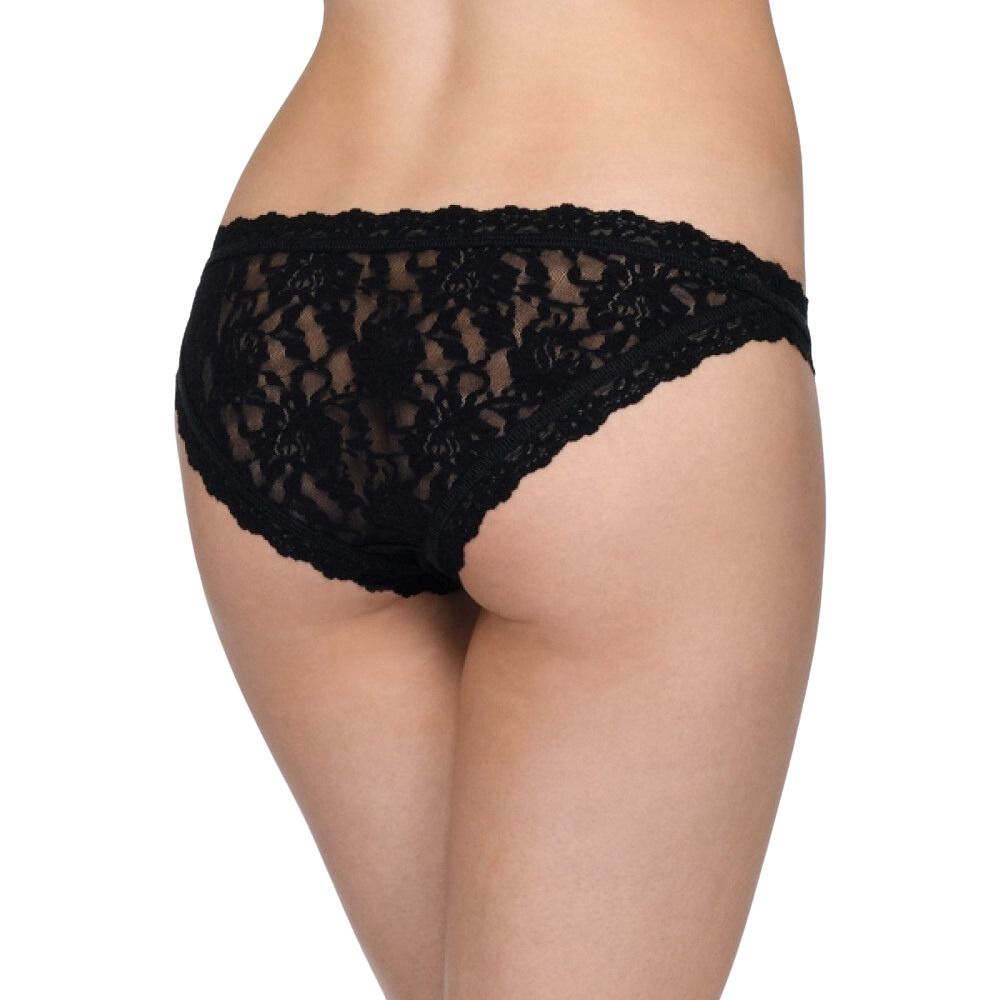Women's Floral Lace Scalloped Edge Bikini Panty