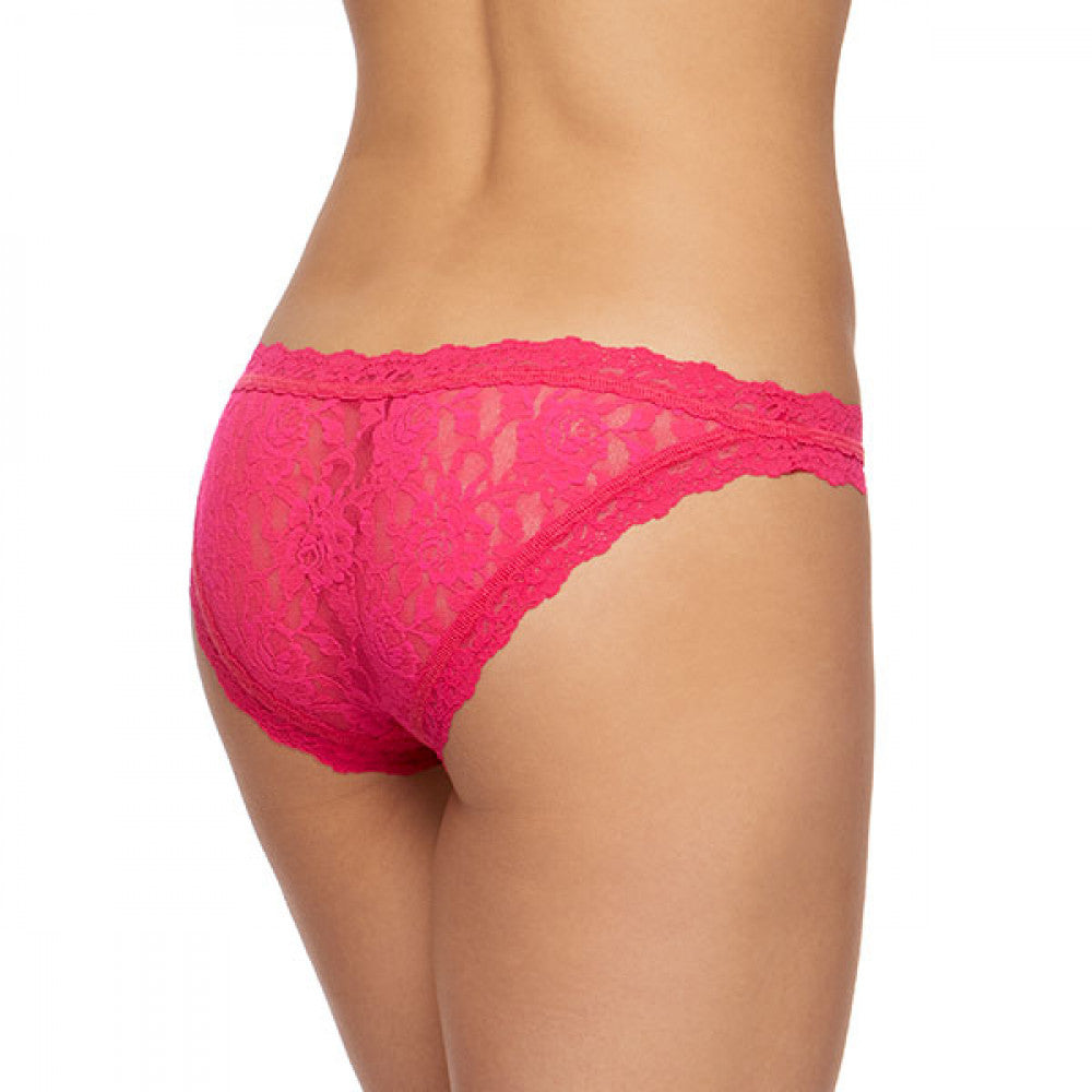 Women's Floral Lace Scalloped Edge Bikini Panty