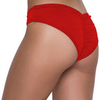 Women's Ruched V-Back Bikini Panty - Seamless Stretch Underwear