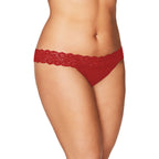 Women's Floral Lace Waist Bikini Panty