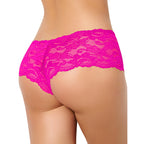 Women's Floral Lace Boyshort Panty