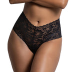 Women's Sheer Lace High-Waist Panty