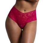 Women's Sheer Lace High-Waist Panty