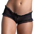 Women's Sheer Mesh Ruffle Panty