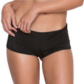 Women's Solid Mid-Waist Boyshort Panty