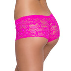Women's Swirl Lace Boyshort Panty