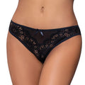 Women's Floral Lace Bikini Panty With Centre Bow