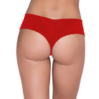 Women's Solid Hipster Panty With V-Shaped Waistband