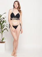 Women's Crochet Halter Bikini Set