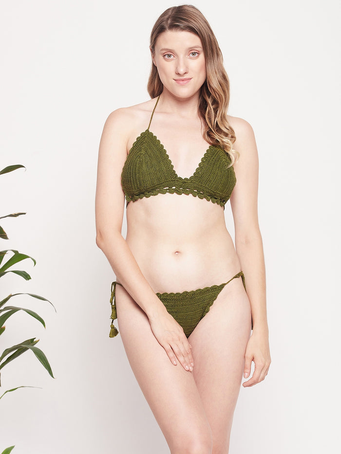 Women's Crochet Bikini Swimwear Set